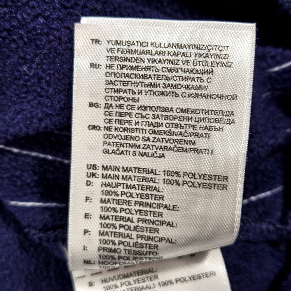 Adidas LA Galaxy Hoodie Mens Large Navy Blue Excellent Climawarm Quarter Zip MLS - Picture 12 of 16